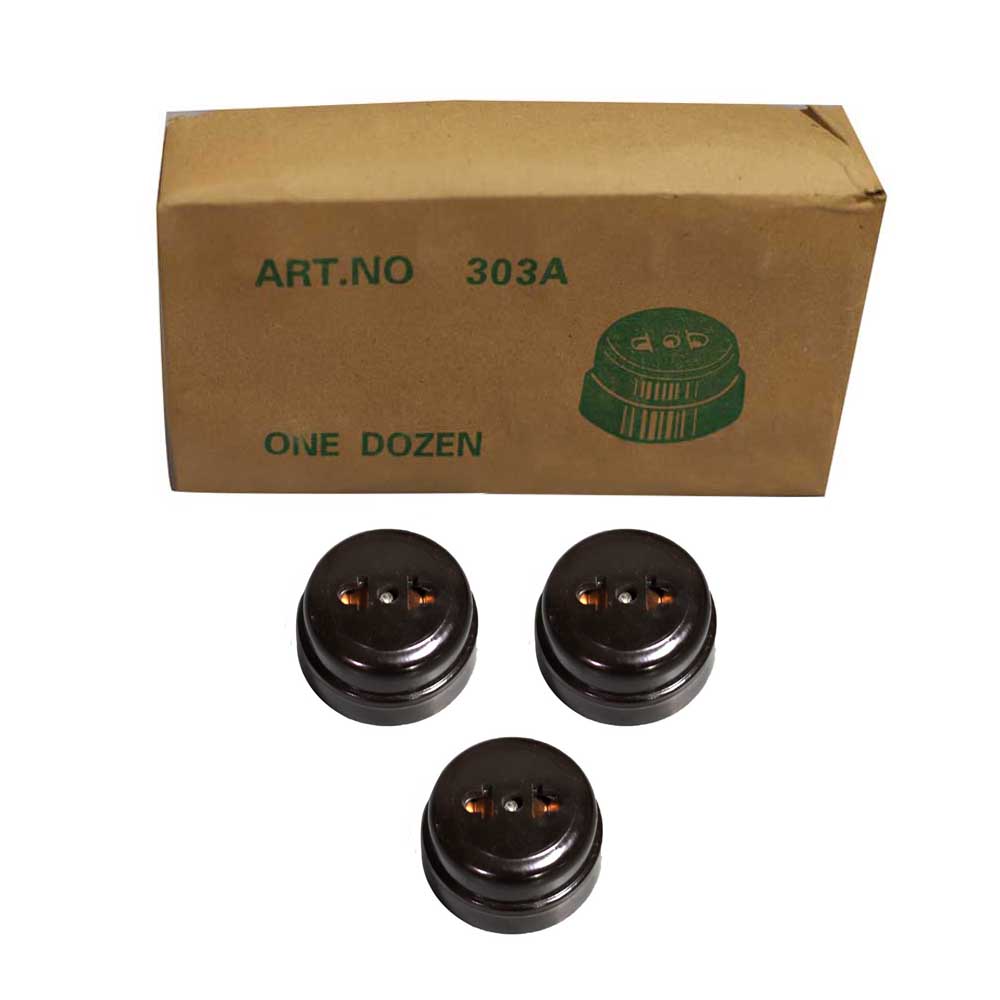 ROUND  SOCKET BROWN COLOR 