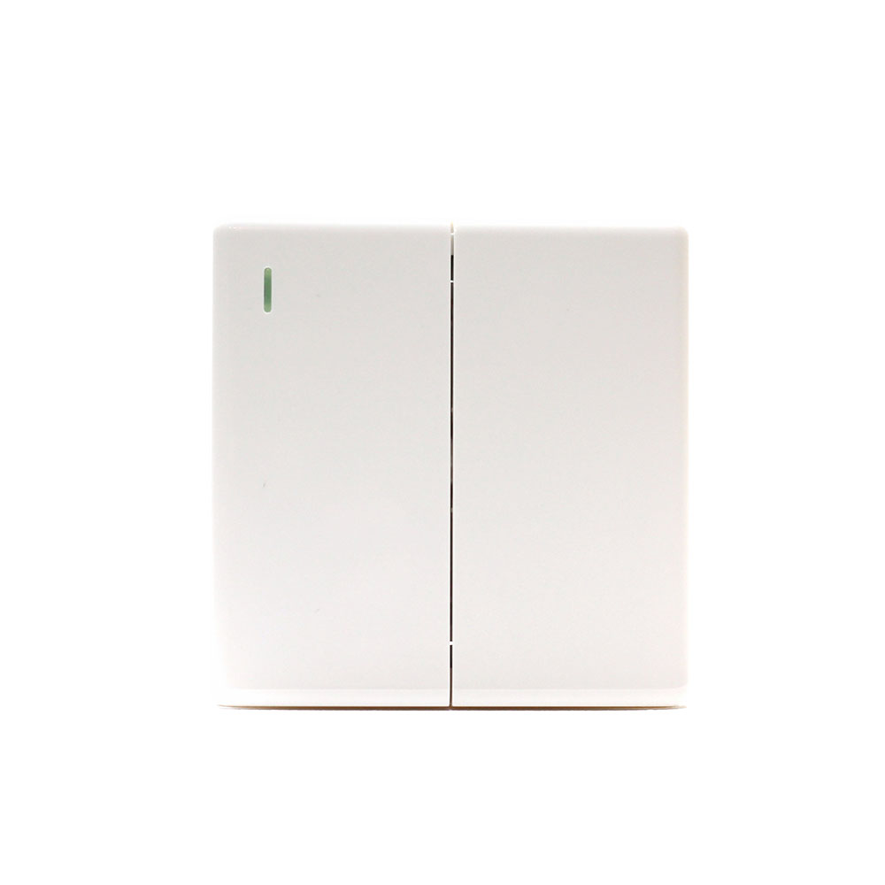 2Gang switch white