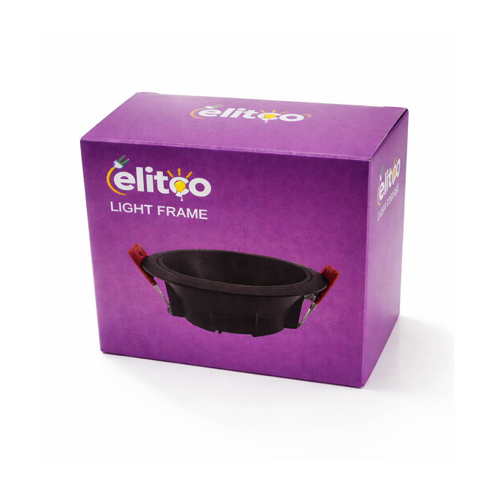 Elitco Matte Black GU10 Downlight