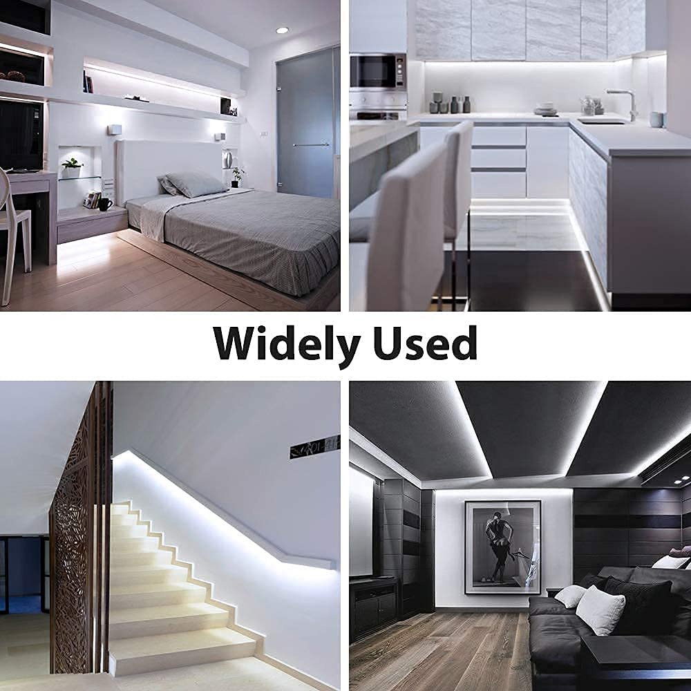thumbnail image 2 of 16FT Flexible LED Strip Light, Natural White 4000K, SMD 2835, 12V 5 Meters 2 of 14