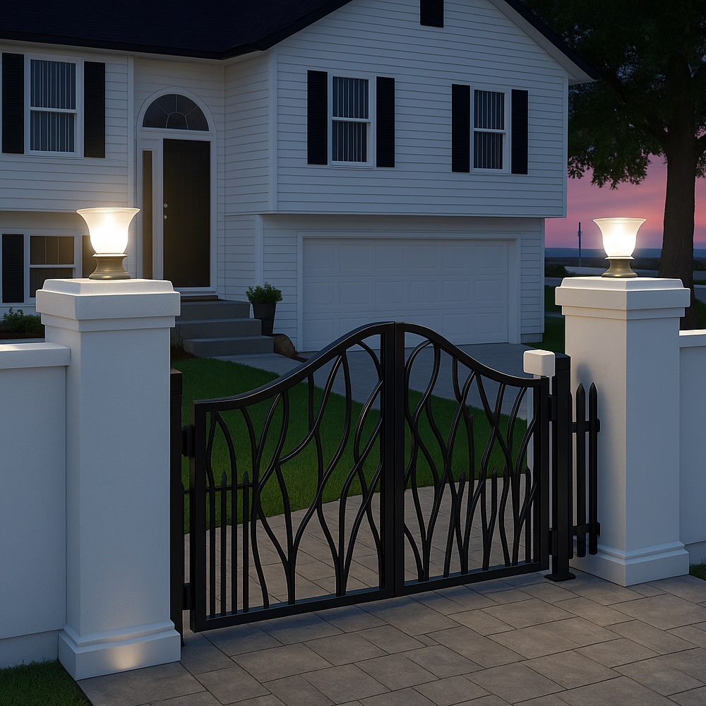 LED Solar Boundary Light