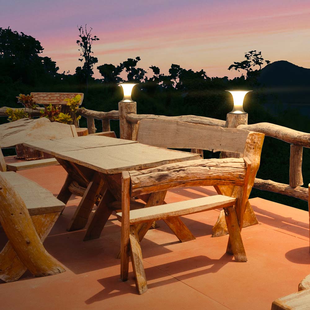 Solar LED Pillar Light