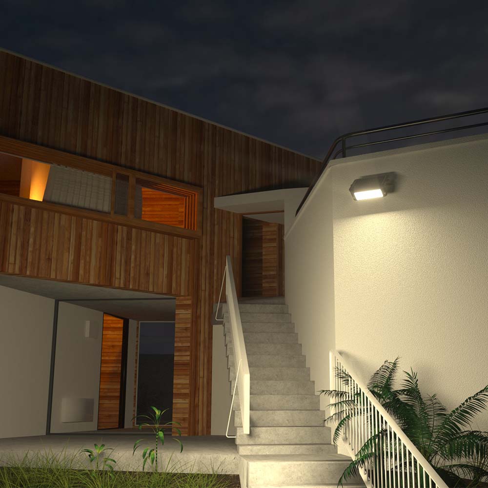 LED Flood Light – Dual PIR Sensors