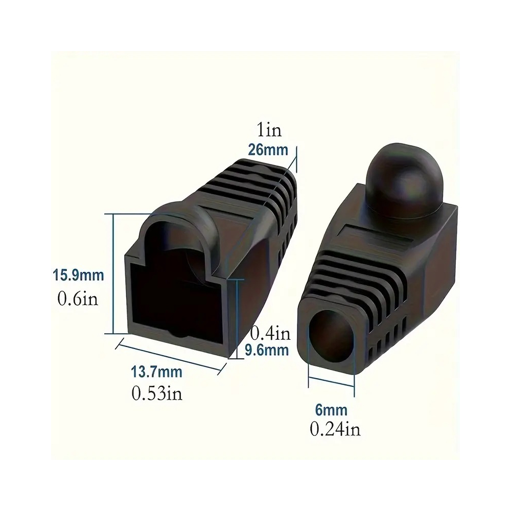 RJ45-BOOT CONNECTORS