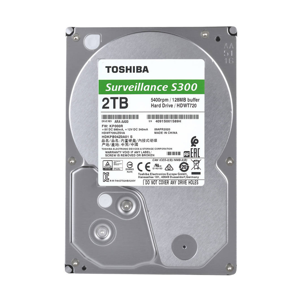 2TB TOSHIBA SURVEILLANCE HDD-2