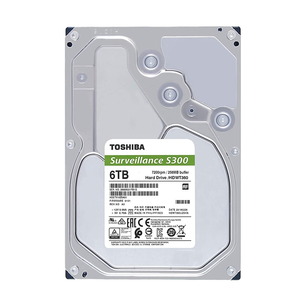 6TB TOSHIBA SURVEILLANCE HDD-2