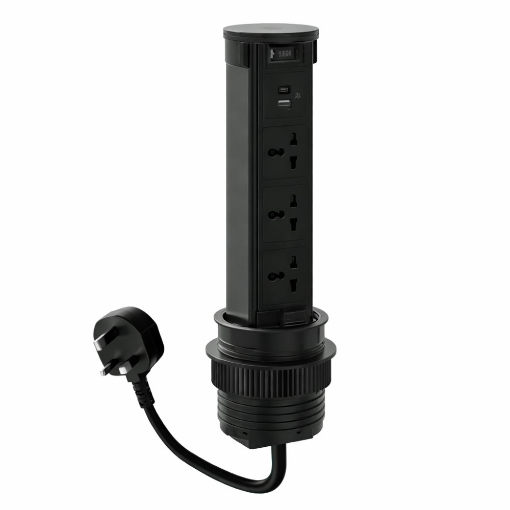 Vertical Pop-Up Power & USB Box IP54