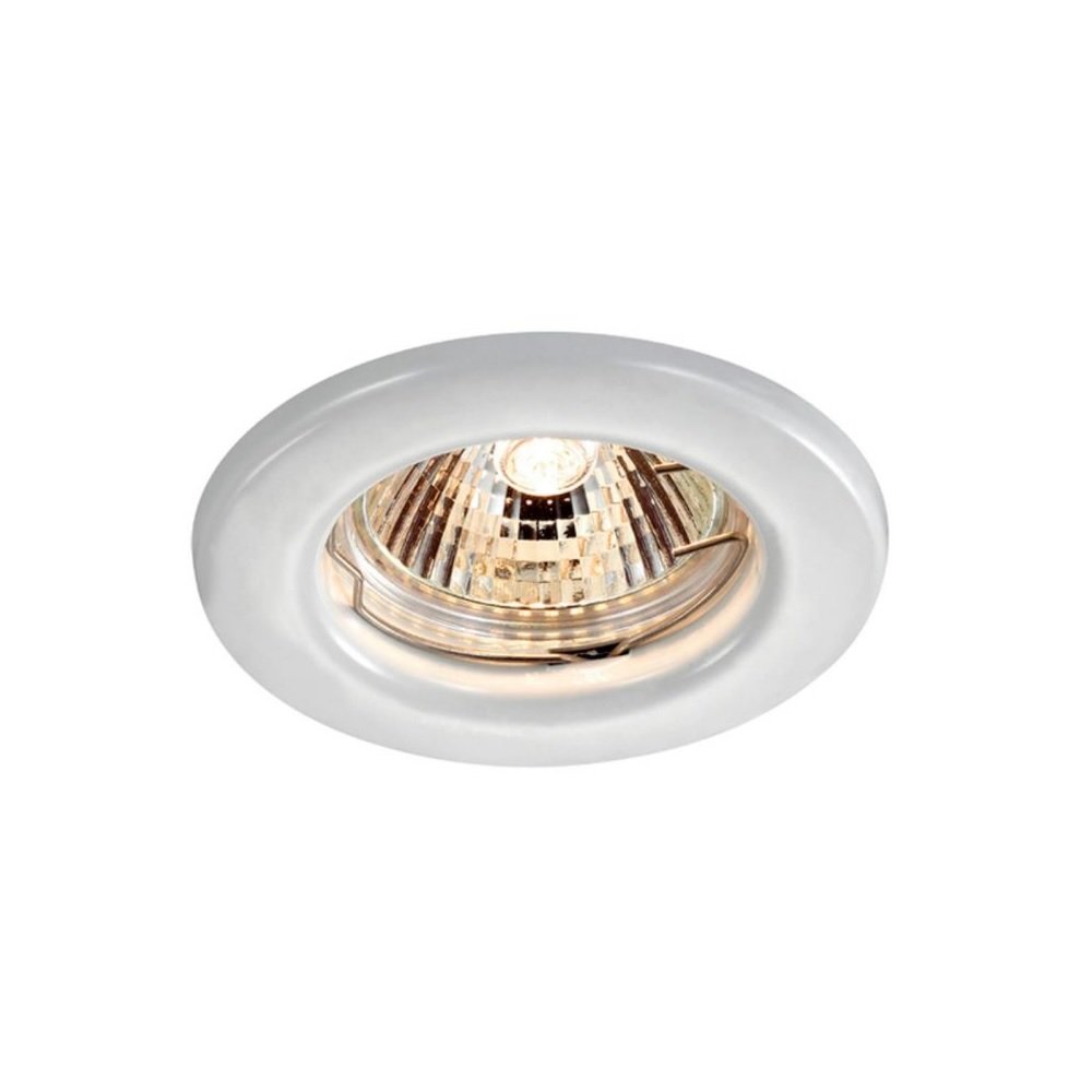 Fixed Type MR16 Low Voltage Downlight 12V with Ceramic Lamp Holder (Lamp is NOT Included) Ø78mm., Zinc-Alloy Cast Material, White Finish