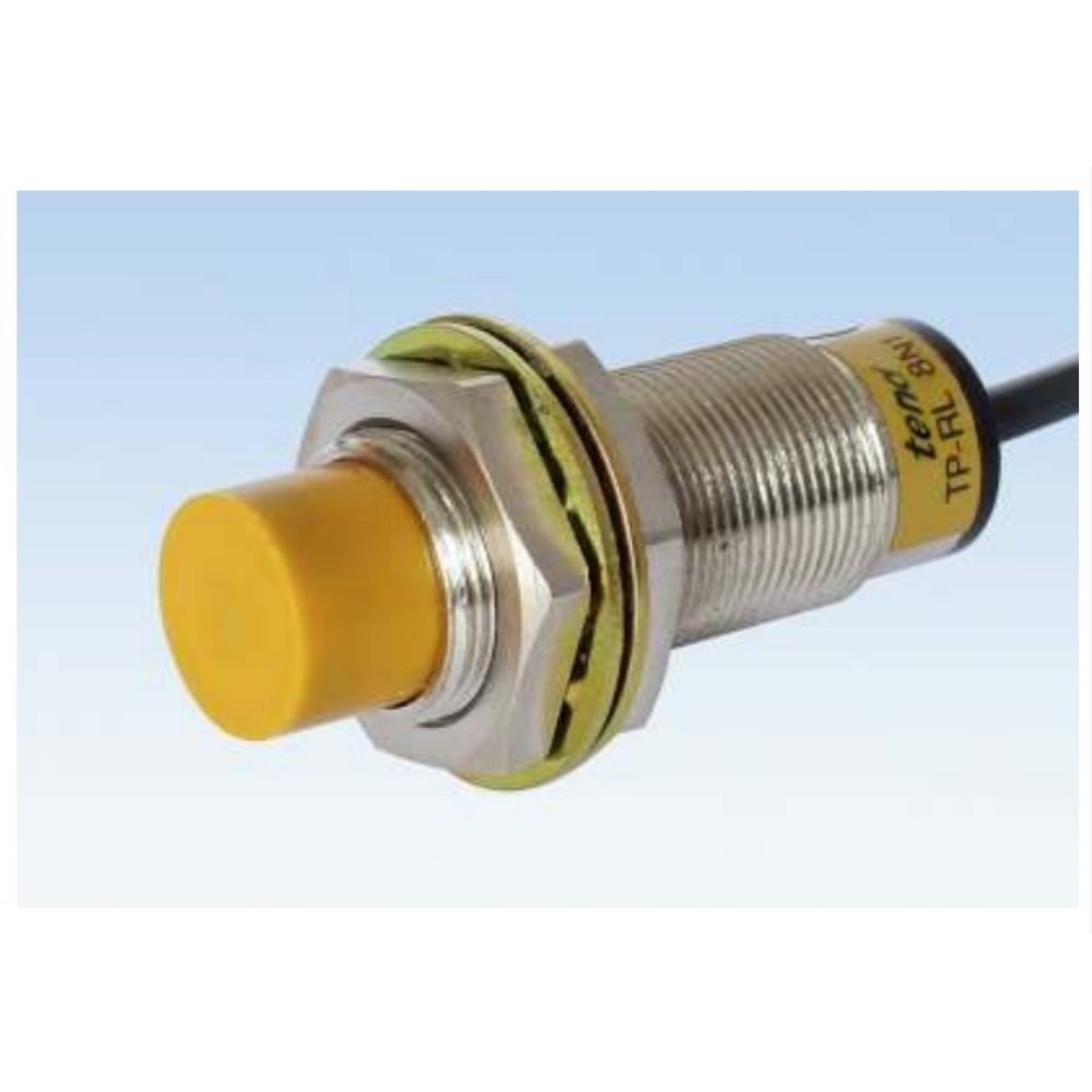 Real Tend NO NPN Non-Shielded Proximity Detector DC 10-30V Cylindrical Spiral Type Switch for Metal Detection, Detecting Distance 8mm., Reverse-Polarity Proof, Short Circuit and Over Load Proof with 1 Year Warranty